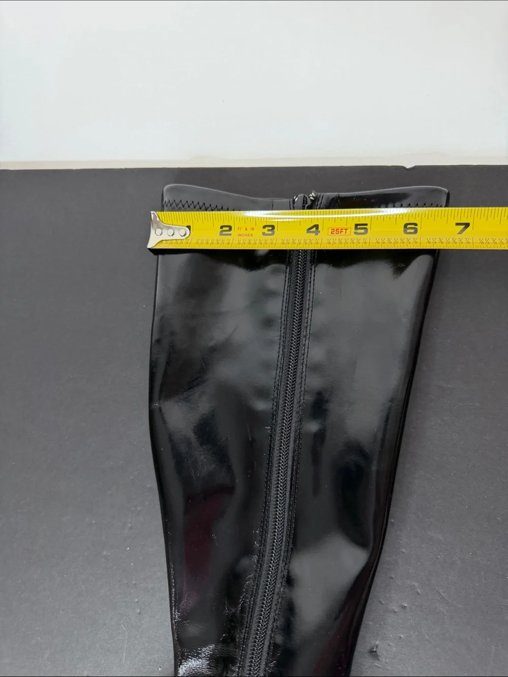 MIA Black Patent Stiletto Boots